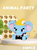 Bloques De Construcción Micro Partícula Serie Animal De Fiesta Pingüino Giraffa Juguete De Puzzle De Artesanía Para Escritorio Ornamento Educativo Para Niños - details 9
