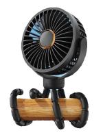 Ventilador De Barería Pequeño Y Portátil With Triple Flexible De 360 ° Y 3 Velocidades Rechargeable Para Asiento De Coche Cuna - details 0