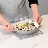 Juego De Tapetes Para Vinos De Acero Inoxidable Reforzado Aislante De Calor Para Mesa De Cocina Soporte Para Olla Relleno De Enfriamiento - details 6