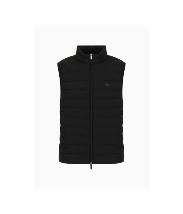 EMPORIO ARMANI-SMANISHED ABAJO WITH LOGOTIPO DE PARCHE CHAQUETA EQUILE PARA HOMBRES AI2023 RESULTADO DE LOS HOMBRES - 1