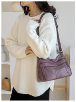 Bolso De Hombro Para Mujer De Cuero Sólido De Alta Calidad Bolso Cruzado De Lujo 2024 Bolso De Mano Casual De Diseñador Bolsos De Tope - details 4