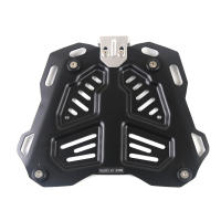 Accesorios De Moto: Alforja De Acero Inoxidable 45L/55L/65L Con Base De Liberación Rápida Y Placa De Fundición Para Equipaje De Motocicleta - details 0