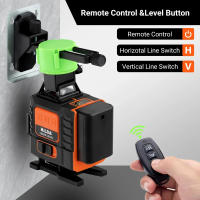 HILDA Láser Verde 4D 16H - Autonivelante IP54 con Batería, 360° 65ft/200ft para Construcción/Decoración y Receptor LR-6RG - details 4