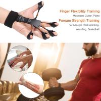 Entrenador De Agarre Para Dedos Con 6 Niveles De Resistencia Ejercitador De Mano Y Muñeca Herramienta De Relajación Muscular Unisex - details 3