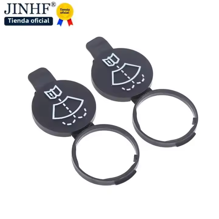 2Pcs Tapón De Botella De Agua Para Lavar Coche Cubierta De Reservorio De Líquido Para Limpia Parabrisas Material Plástico - 1