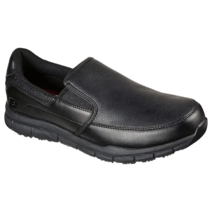 Zapatillas Skechers Nampa Groton Negro Calzado Trabajo 77157Ec-Blk - 1