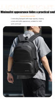Mochila Para Hombre Mochila De Viaje Casual Impermeable De Gran Capacidad Con Computadora Bolsa De Estudiante De Colegio Marca Trendy - details 6