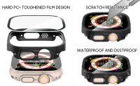 Carcasa De Vidrio Y Funda Para Apple Watch Ultra 49mm Con Protector De Pantalla Y Correa Inteligente Accesorios De Iwatch Serie - details 4