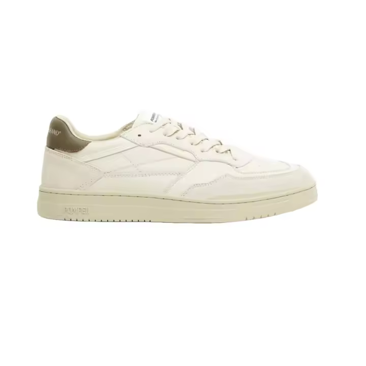 Zapatillas Blancas Pompeii Elan Leather Ecru Khaki - 1