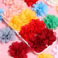 10pcs Flores De Tela De Encaje De Cachemira 5cm Colores Variados Para Decoración De Casamiento Fiesta Hogar Wreath De Flores Y Álbum De Recortes DIY - details 4