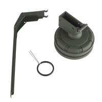 Cubierta De Tanque De Gas De Casete Diseño De División Cubierta Protectora Para Tanque De Gas Para Camping Al Aire Libre Tamaño 17cm Peso 80g Colores Negro/Khaki/Gris - details 7