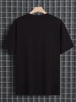 Camiseta Casual Para Hombre Con Estampado Gráfico Ok Conciso Manga Corta Cuello Redondo T-Shirts De Algodón Para Verano - details 11