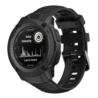 Correa De Reloj Táctico De Silicona 26mm Para Garmin Instinct 2X Solar Sin Gaps Accesorios De Reemplazo Para Muñeca - details 5