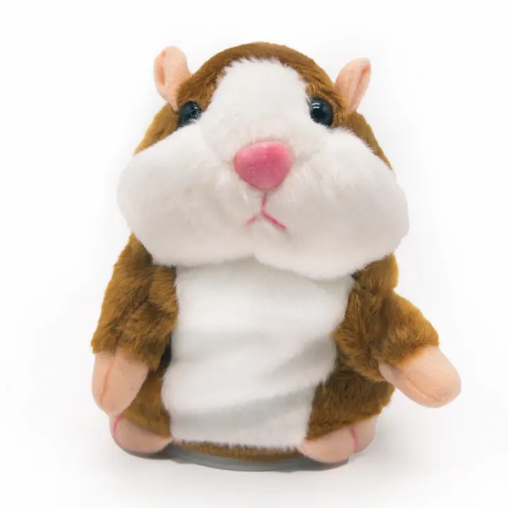 XOKOTAKI Peluche Interactivo Hamster Parlante que Estimula el Habla para Niños y Bebés - 1