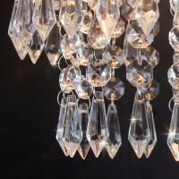 Lámpara De Techo De Cristal Con 3 Capas Y Diamantes Punzantes E27 Luces De Decoración Para Sala De Estar Y Dormitorio Fuente De Energía: Acción De Corriente - details 8