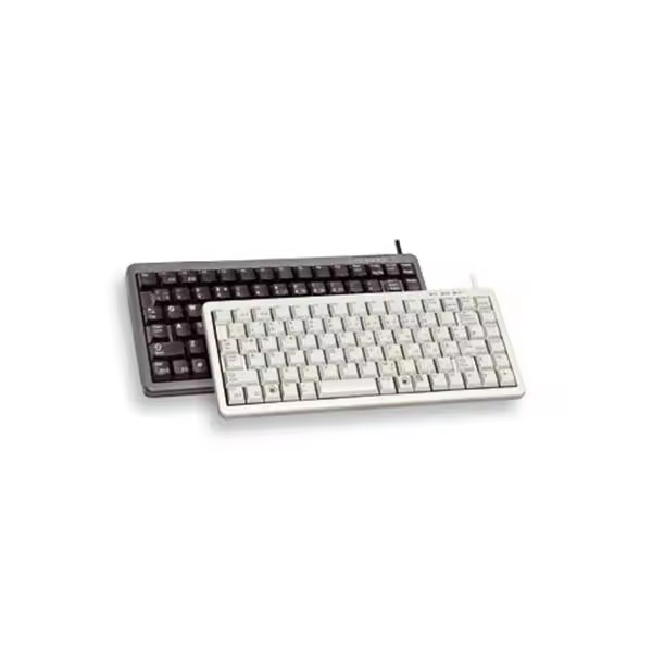 Cherry teclado slim USB+PS/2 negro - 1