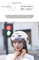 Casco De Motocicleta Eléctrico Para Mujer Con Visera Color Rosa Seguridad Verano Para Vespa Bicicleta Y Moped Casco Abierto - details 19