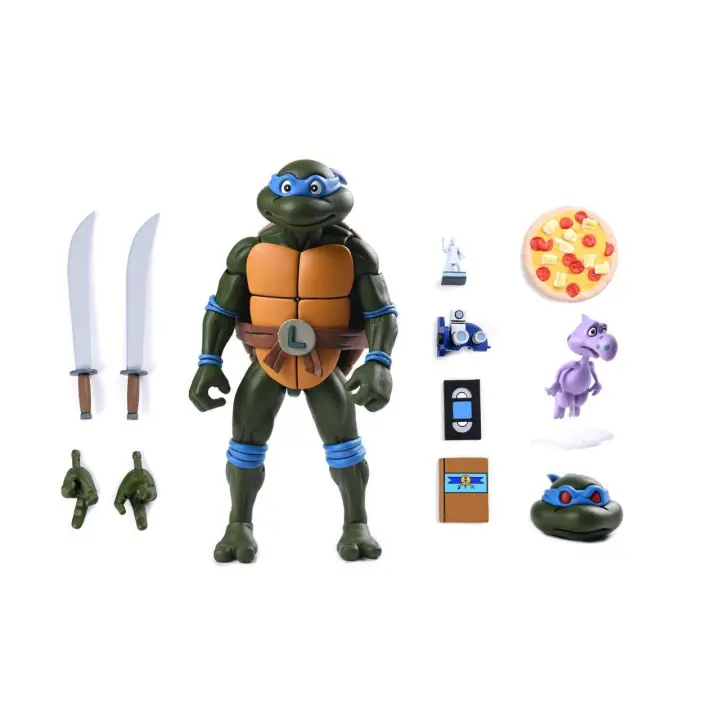 Neca Tortugas Ninja (Cartoon) Figura Ultimate Leonardo VHS 18 cm - 1
