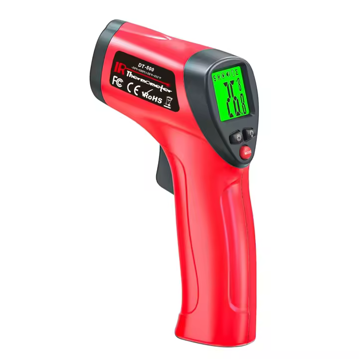 Láser Infrarrojo Termómetro De Mano LAOLAU DT-500 No Contacto Medidor De Temperatura Digital Sensor Temporal 500°C - 1
