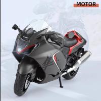 Modelo a Escala Suzuki GSX-1300R Hayabusa De Aleación De Latón Con Iluminación Autocycle Off-Road Para Colección Y Regalo Para Niños - details 2