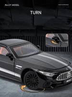 Coche De Deportes Mercedes-Benz SL63 Escala 1:22 Modelo De Aleación Con Sonido Y Luz Coche Miniatura Para Colección Y Juguete Para Niños C398 - details 7