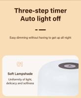 Lámpara De Noche RGB Recargable Toque Con Control Remoto Luz Decorativa LED Para El Hogar Vida Útil De La Batería Larga Duración Para Dormitorio - details 13