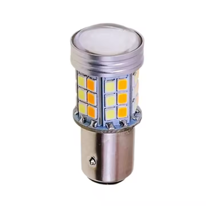  Bombilla LED Dual Color T20 7443 W21/5W 1157 BAY15D 45SMD T25 3157 P27/7W Para Luz De Señal Y DRL De Coche 12V Universal - 1