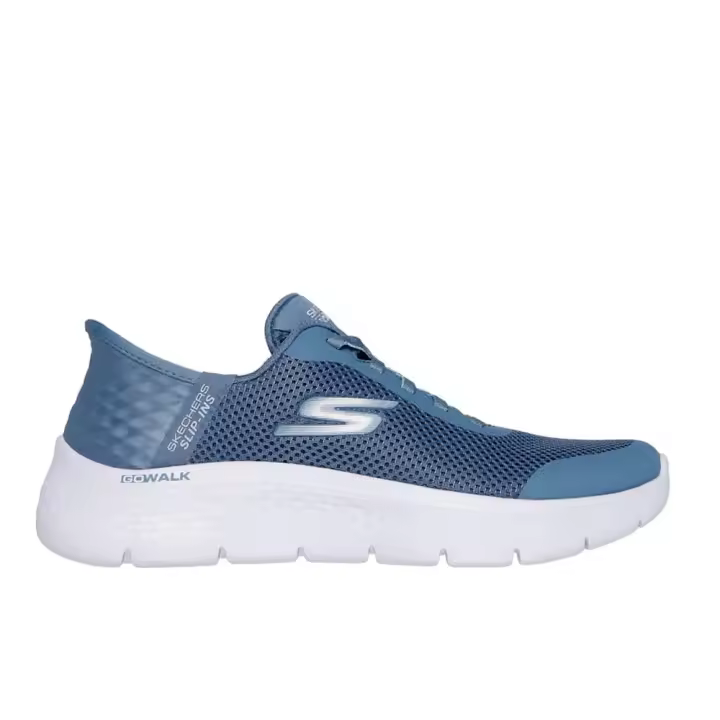 ZAPATILLAS SIN CORDONES MUJER SKECHERS SLIP-INS GO WALK FLEX GRAND ENTRY AZUL-6 (USA) 36 (EUR) - 1
