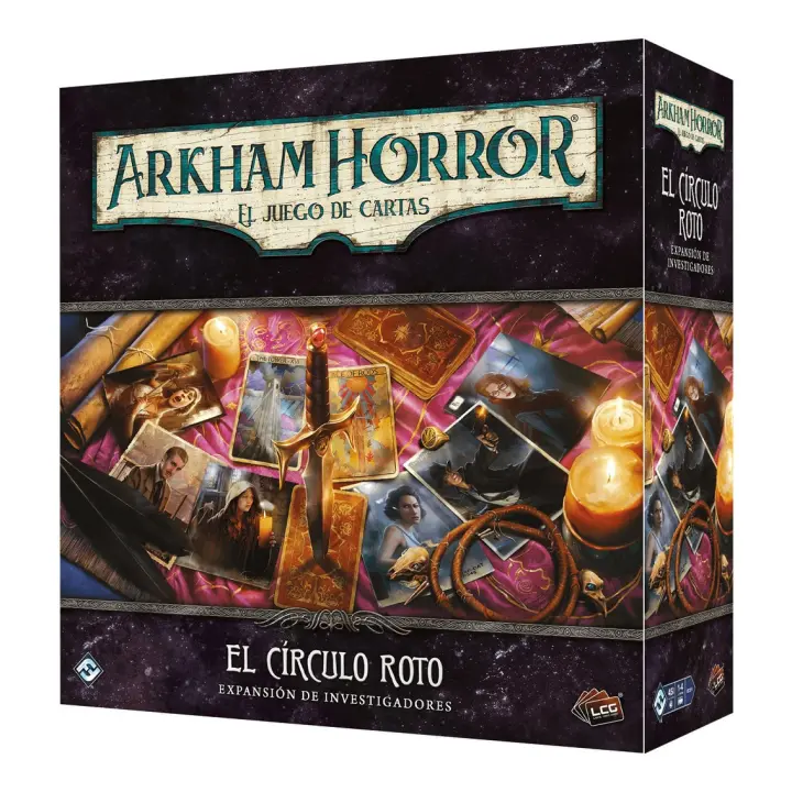 Juego de mesa arkham horror lcg el circulo roto expansion investigadores edad recomendada 14 años - 1