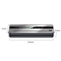 Food Vacuum Sealer Machine Dry and Moist Food Modes Automatic For Light Food Preservation With 10Pcs Bags Paper For Food Preservation Home Kitchen - details 8