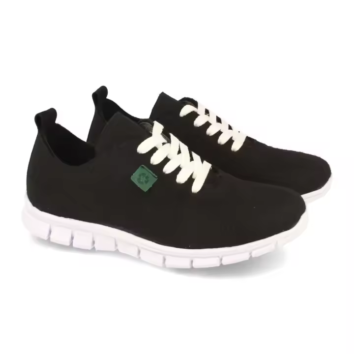 PuntoSalao Deportivas ecólogicas material reciclado para mujer color negro ECO01 - 1
