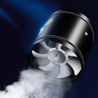 Ventilador De Extractor Silencioso Y Potente Para Cocina Tamaño 4/6/8 Pulgadas Booster Fan Metálico Para Tubo De Aire HVAC Ventilador De Ventilación - details 0