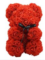 Rosa Artificial De Tedeo Para Decoración De Hogar Y Bodas Aniversarios Y Año Nuevo Sin Caja Estilo De Flor Cotton - details 6