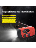 Radio De Meteorología Solar Y De Mano Con Cargador De Sol Y Batería De 1200 mAh AM/FM/NOAA Power Bank Para Emergencias Al Aire Libre - details 30