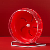 Rueda De Ejercicio Silenciosa Para Hamsters Gerbils Y Rattus Con Soporte Ajustable Plástico Material No Contiene Químicos Dañinos - details 4
