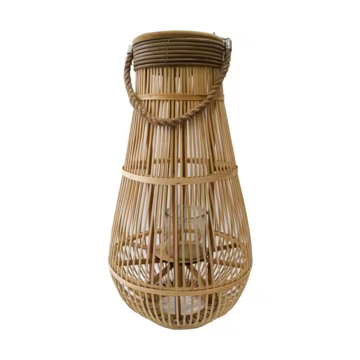 SIGNES GRIMALT Candelabro con Asa Marrón de Espadaña para Decoración de Mesa - 1