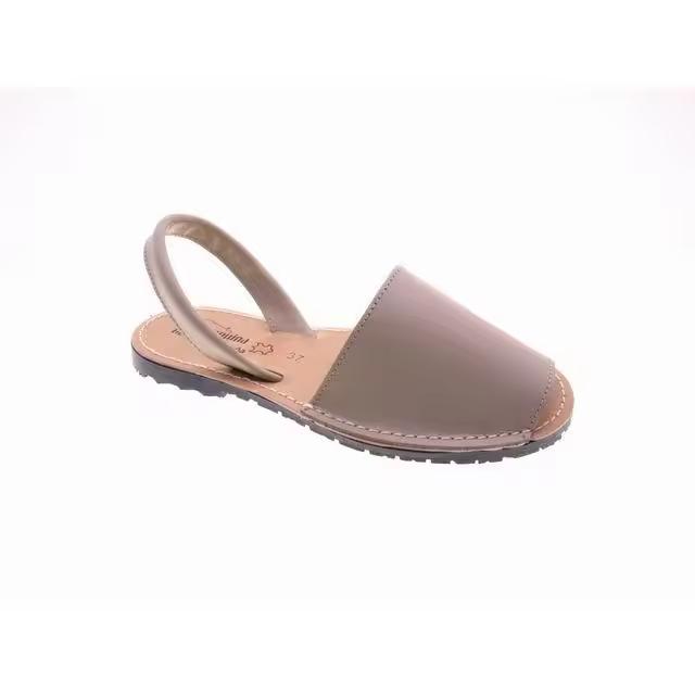 Sandalias Mujer Modelo 550 Piel Beige Ibicenca Tallas 35-46 Planta Confortable Sin Forrar y Piso de Goma Muy Cómoda y Flexible Moda y Actualidad Ideal para el Verano Zapatos de Mujer - 1