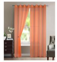 Cortina de visillo estampada brillo  translucido 100% poliéster para salón y dormitorio.140x260cm.1 panel. - details 12