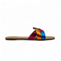 Calzados soraia, Sandalias Planas de Mujer con Punta Cuadrada, Diseño Clásico Tipo Slide, Corte Anatómico en la Empeine, Sandalia Abierta de Verano para Uso Diario, Oficina o Paseo Casual Bohemio Básico Abertura - details 1
