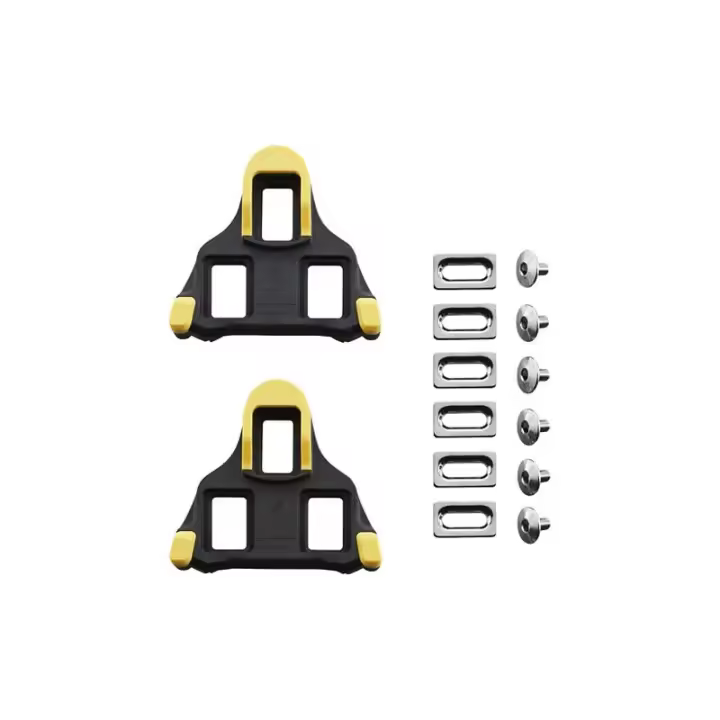 Calas Shimano SM-SH11 Amarillas 6 Grados para Bicicleta - Autoalineación M5x8 - 1