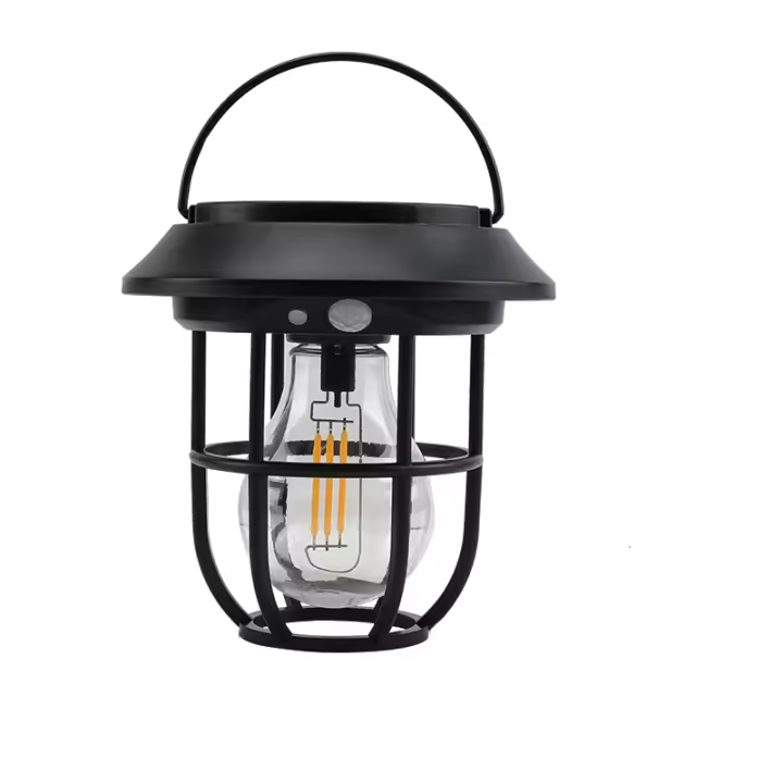 Lámpara De Pared Solar Caliente Con 3 Modos Para Jardín Exterior Decoración De Calle Luz De Inducción Corporal Luz Cálida Farol Incluido ABS Moderno LED Sin Certificación Origen China - 1