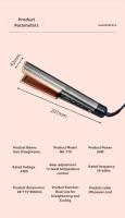 Fregadero De Cabello Profesional 2 En 1 Rizador Y Planchado Con Pantalla LCD Cerámica Ajustable Temperatura Para Cabello Seco - details 16