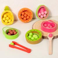 Juego De Montessori Educativo Para Niños Madera Colores Clasificación Alineación Frutas Conociendo Cuentas Entrenamiento Acción Fina Puzzle - details 3
