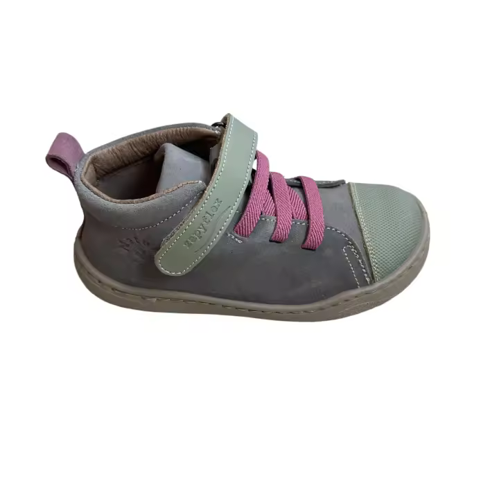 Botas respetuosas piel verde y rosa Zapy - 1