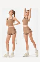 Short Deportivo Mujer con Cordón - Secado rápido, Realce de Glúeos, Yoga y Running - details 1