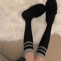 Pareja De Calcetines Clásicos De Pierna Larga Estilo Academia Para Mujer Color Sólido Moda Casual Simplicidad Telas De Algodón - details 3