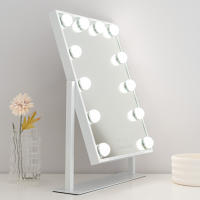 Flamingueo Espejo Maquillaje con Luz - Espejo Tocador 12 LED Tocador de Maquillaje con Luz 3 Modos Vanity Mirror Espejo Led Maquillaje Regulable - details 1