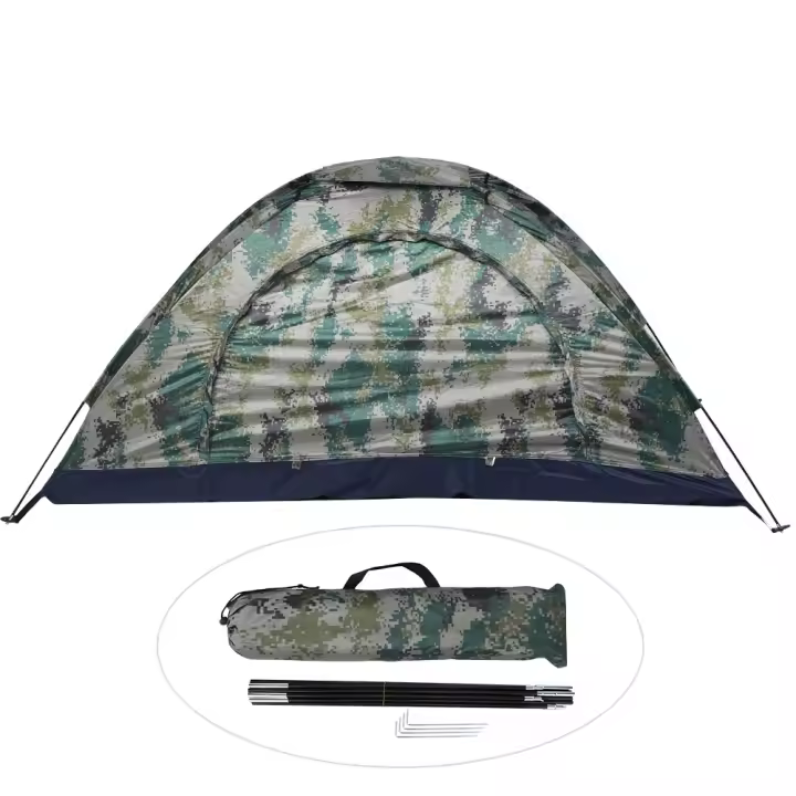 Carpa De Camping Para Solos Resistente Al Viento Disponible Para Pesca Y Escalada Carpa De Lona CAVALCANTE Tipo De Construcción Basada En Necesidad Doble Capa - 1