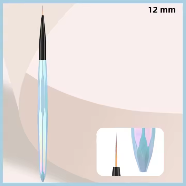 Pincel De Uñas Aurora Mango Lápiz De Arte Para Dibujar Líneas Rayas Pintura Flor Herramientas De Manicura Artísticas - 1