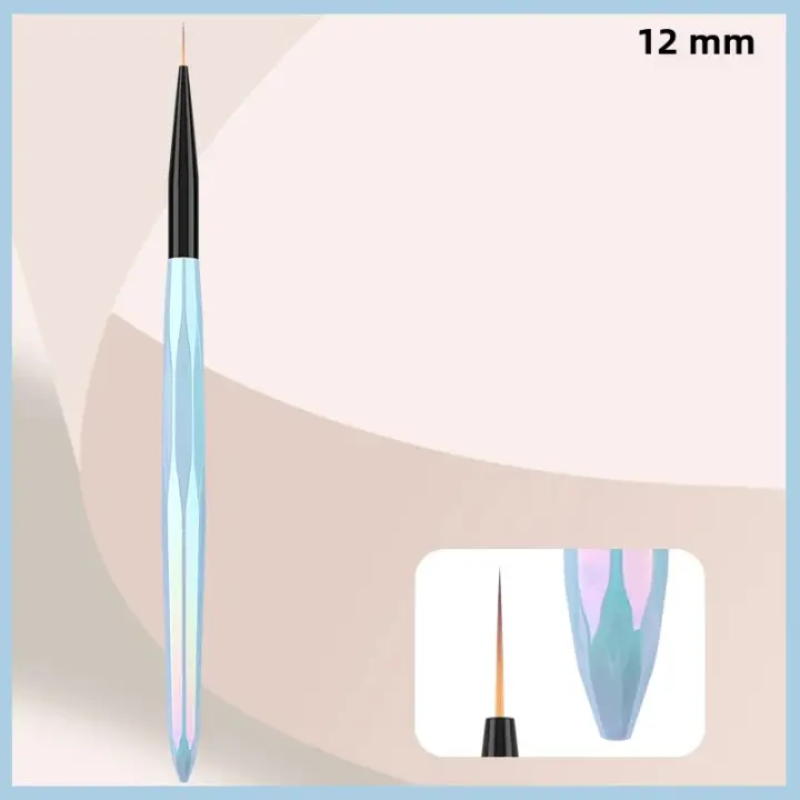 Pincel De Uñas Aurora Mango Lápiz De Arte Para Dibujar Líneas Rayas Pintura Flor Herramientas De Manicura Artísticas - 1
